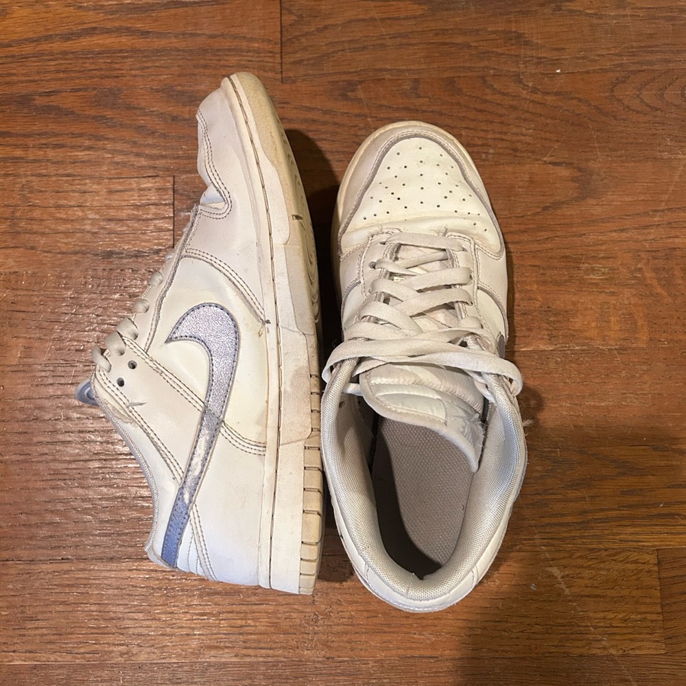 Nike White and purple Air Force